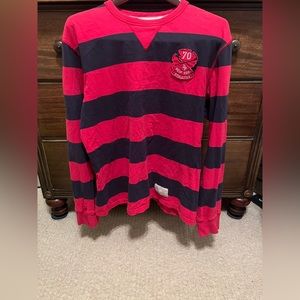 DITCH PLAIN Stripe BOYS RED/BLUE NY SZ XLARGE 18-20